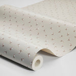 Borastapeter Petite Cherie bloemenbehang voor meisjeskamer of babykamer kleine bloemetjes beige