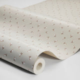 Borastapeter Petite Cherie bloemenbehang voor meisjeskamer of babykamer kleine bloemetjes beige