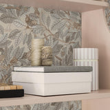 Borastapeter Fairies elfen behang voor meisjeskamer en babykamer Fairyland grijs 8140