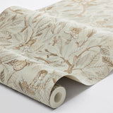 Borastapeter Fairies elfen behang voor meisjeskamer en babykamer Fairyland grijs 8140