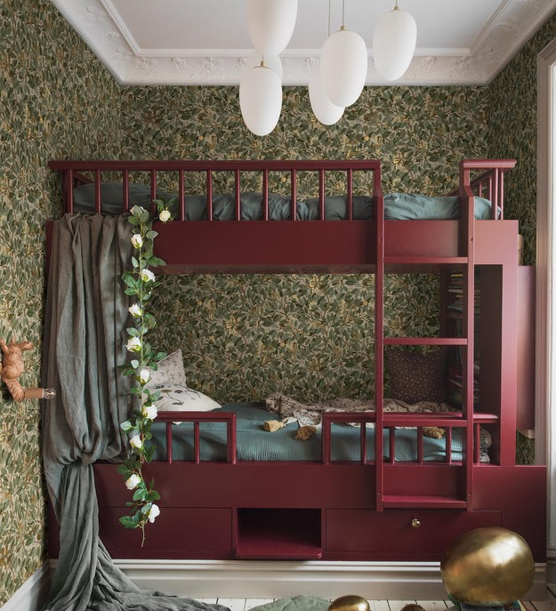 Borastapeter Fairies elfen behang voor meisjeskamer en babykamer Fairyland beige groen 8141