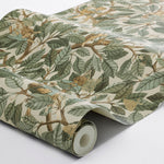 Borastapeter Fairies elfen behang voor meisjeskamer en babykamer Fairyland beige groen 8141