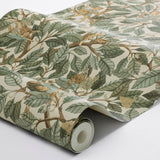 Borastapeter Fairies elfen behang voor meisjeskamer en babykamer Fairyland beige groen 8141