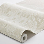 Kingdom of the Willow Borastapeter sprookjesbehang voor de kinderkamer, jongenskamer en neutrale kinderkamer beige 8143