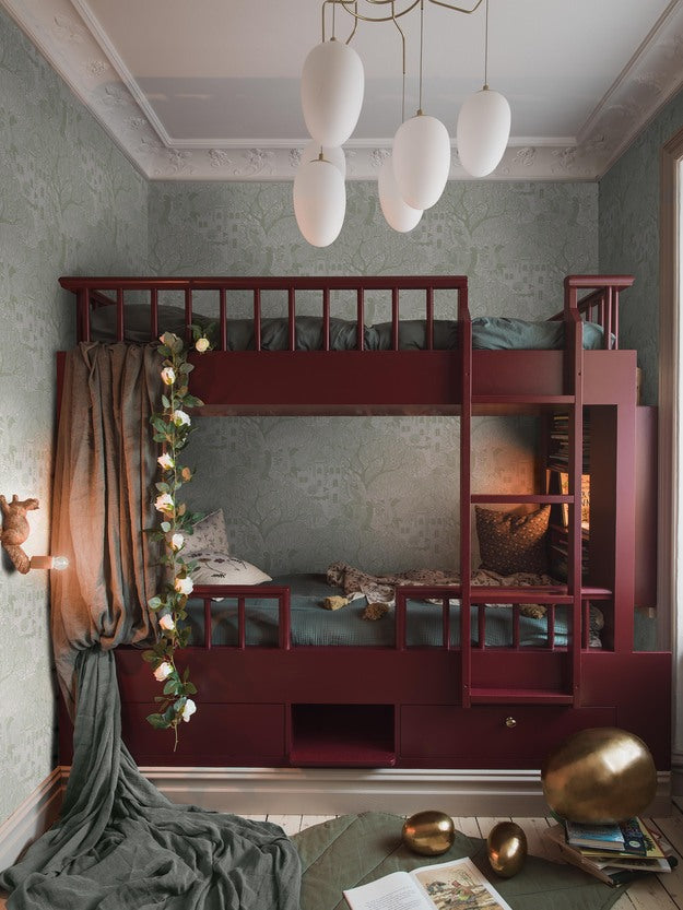 Kingdom of the Willow Borastapeter sprookjesbehang voor de kinderkamer, jongenskamer en neutrale kinderkamer groen 8144