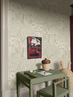 Kingdom of the Willow Borastapeter sprookjesbehang voor de kinderkamer, jongenskamer en neutrale kinderkamer groen 8144