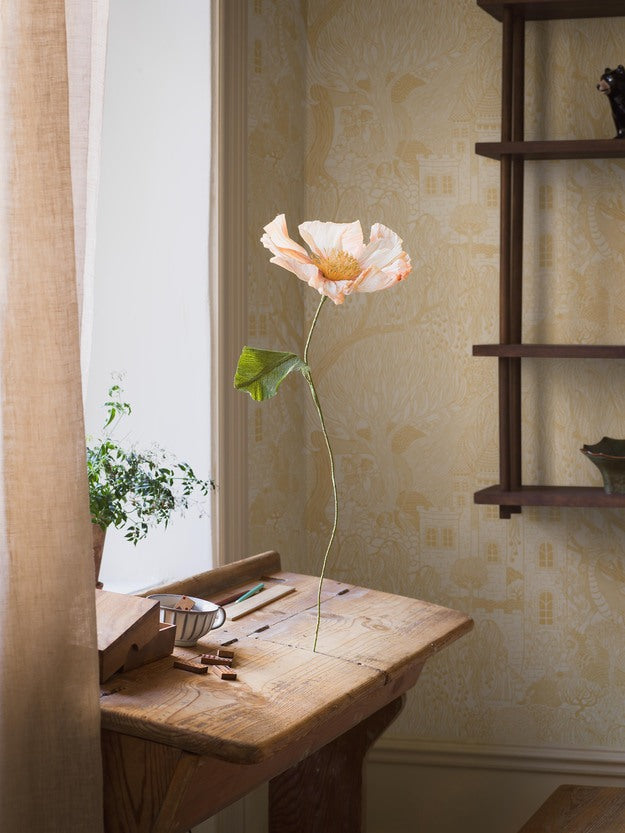Kingdom of the Willow Borastapeter sprookjesbehang voor de kinderkamer, jongenskamer en neutrale kinderkamer geel 8145