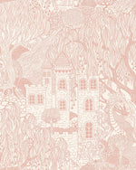 Kingdom of the Willow Borastapeter sprookjesbehang voor de kinderkamer, jongenskamer en neutrale kinderkamer roze 8146