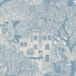 Kingdom of the Willow Borastapeter sprookjesbehang voor de kinderkamer, jongenskamer en neutrale kinderkamer blauw 8147