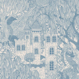 Kingdom of the Willow Borastapeter sprookjesbehang voor de kinderkamer, jongenskamer blauw 8147