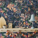 Magic Woods borastapeter fairyland sprookjesbos behang voor de kinderkamer meisjeskamer blauw 8150