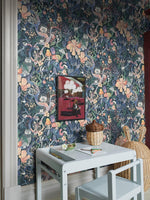 Magic Woods borastapeter fairyland sprookjesbos behang voor de kinderkamer meisjeskamer blauw 8150