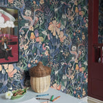 Magic Woods borastapeter fairyland sprookjesbos behang voor de kinderkamer meisjeskamer blauw 8150