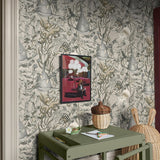 Underwater Magic Borastapeter zeedieren onderwater wereld behang voor de kinderkamer jongenskamer beige grijs 8151