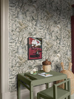 Underwater Magic Borastapeter zeedieren onderwater wereld behang voor de kinderkamer jongenskamer beige grijs 8151