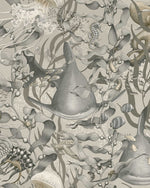Underwater Magic Borastapeter zeedieren onderwater wereld behang voor de kinderkamer jongenskamer beige grijs 8151