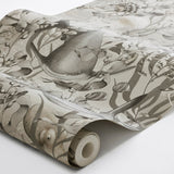 Underwater Magic Borastapeter zeedieren onderwater wereld behang voor de kinderkamer jongenskamer beige grijs 8151