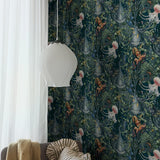 Underwater Magic Borastapeter zeedieren onderwater wereld behang voor de kinderkamer jongenskamer donkerblauw 8153