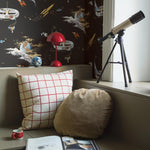 Space Adventure Borastapeter Fairyland ruimte behang voor de jongenskamer zwart 8155
