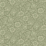 Midbec Mallow bloemenbehang meisjeskamer babykamer en tienerkamer vergrijsd groen 82041