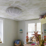 Clouds Swans mural van Borastapeter zwanen behang voor meisjeskamer en babykamer 9414W