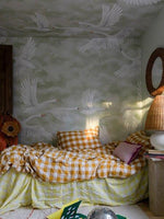 Clouds Swans mural van Borastapeter zwanen behang voor meisjeskamer en babykamer 9414W