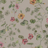My Feldt Trädgårdskrasse borastapeter mural bloemen meisjeskamer en babykamer 9577w beige