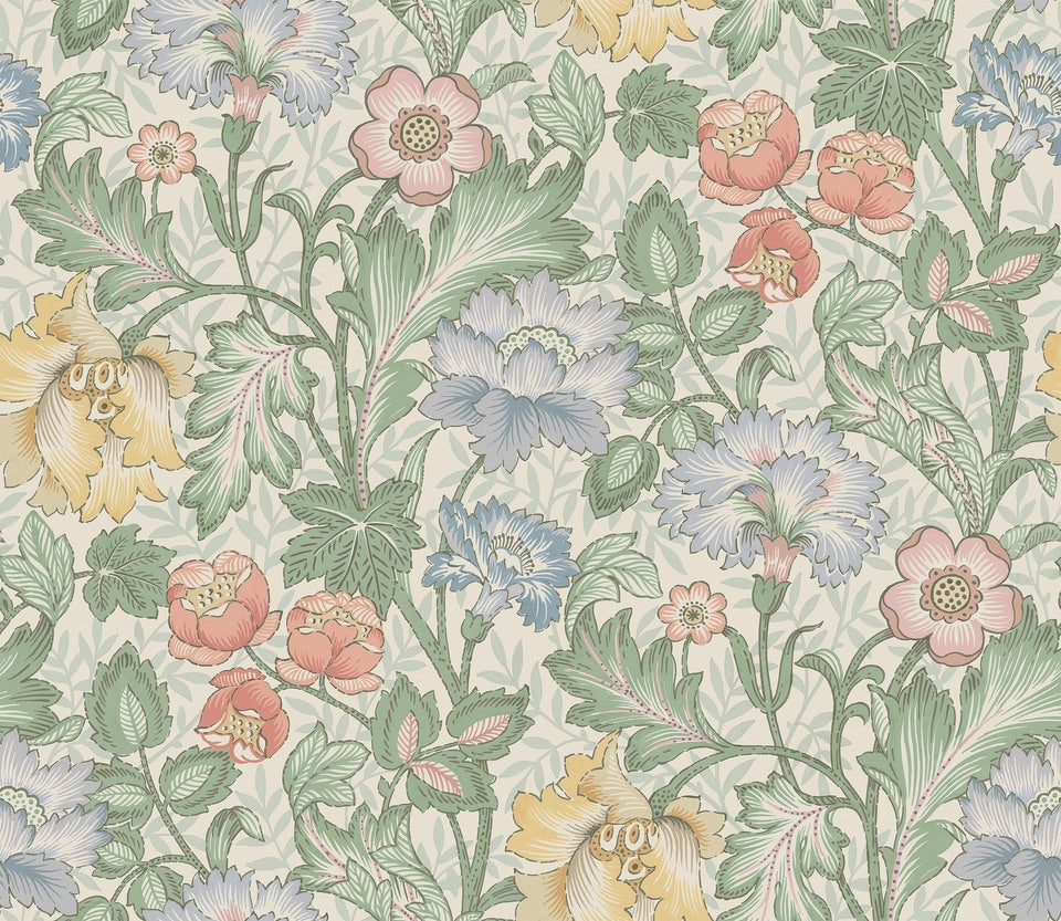 Jane van borastapeter bloemen behang mural voor meisjeskamer kleurrijk 9676W