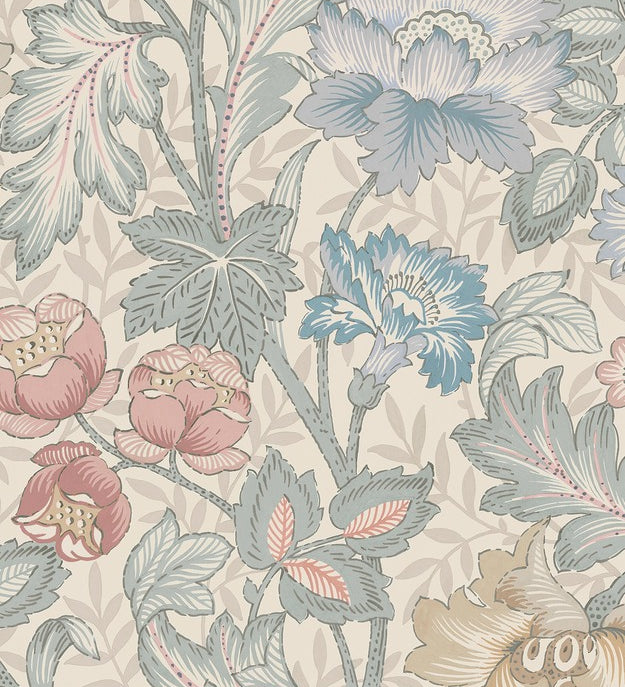 Jane borastapeter bloemen behang mural kinderkamer meisjeskamer babykamer kleuren 9677W