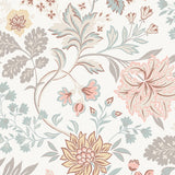 Borastapeter bloemen behang voor de meisjeskamer alicia roze offwhite 2006