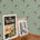 Annet Weelink Vintage cartoon kinderbehang voor meisjeskamer mini mouse groen
