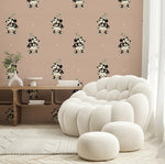 Annet Weelink Vintage cartoon kinderbehang voor meisjeskamer mini mouse terra