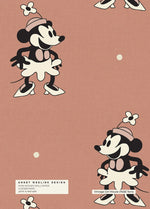 Annet Weelink Vintage cartoon kinderbehang voor meisjeskamer mini mouse terra