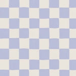 Annet Weelink behang voor de kinderkamer blokken checkers patroon blauw