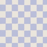 Annet Weelink behang voor de kinderkamer blokken checkers patroon blauw