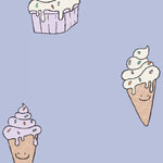 Ice Cream behang voor de kinderkamer annet weelink kids wallpaper lila
