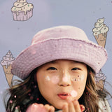 Ice Cream behang voor de kinderkamer annet weelink kids wallpaper lila