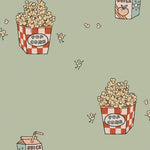 Popcorn behang voor de kinderkamer groen annet weelink