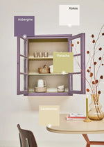 Aubergine paarse verf voor de kinderkamer bibelotte