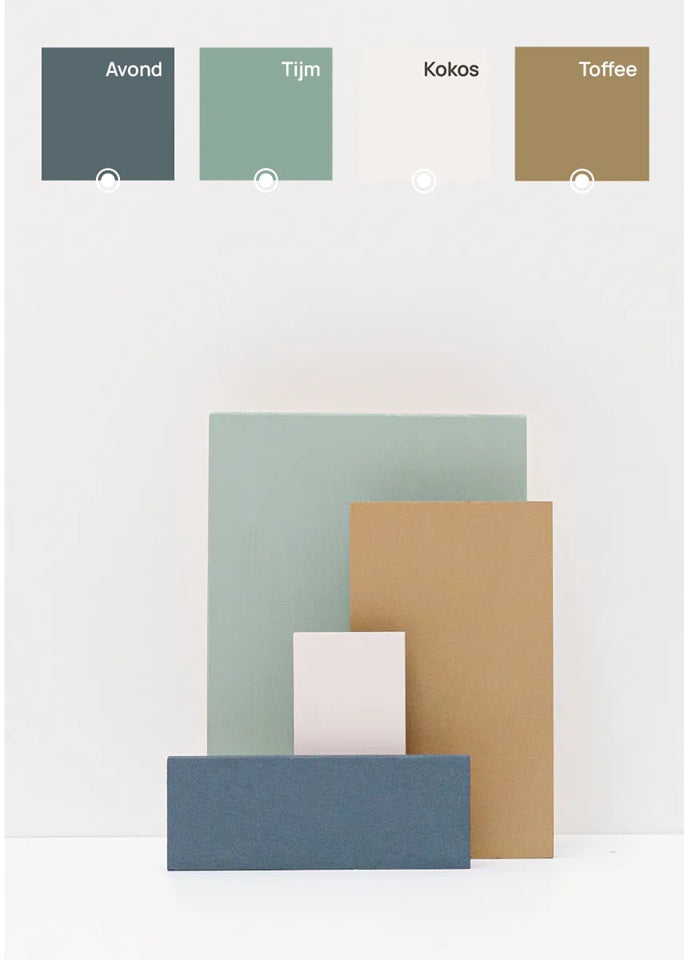 bibelotte verf voor de kinderkamer donkerblauw avond