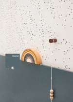 bibelotte verf voor de kinderkamer donkerblauw avond