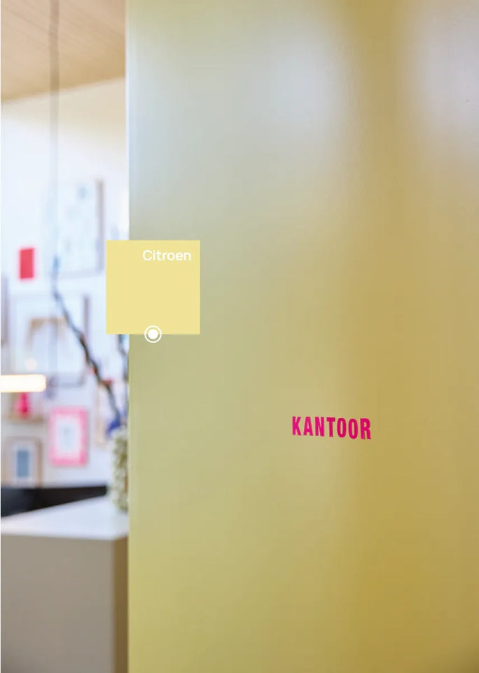 Bibelotte Verf voor de kinderkamer Citroen zachtgeel