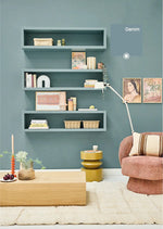 Bibelotte verf voor de kinderkamer denim blauw