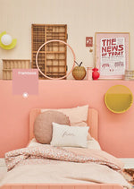 Bibelotte verf voor de kinderkamer framboos roze