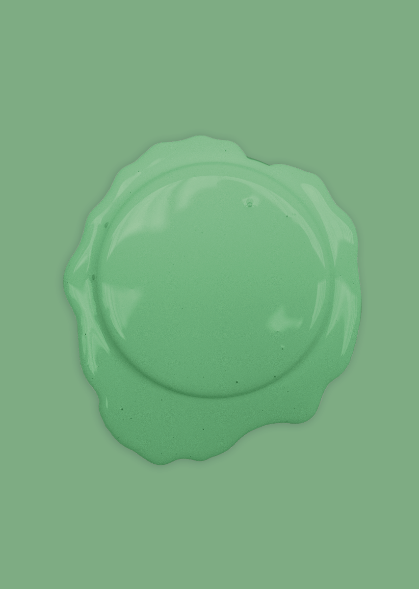 Bibelotte Verf voor de kinderkamer kikker groen