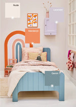 Bibelotte verf voor de kinderkamer poederroze nude