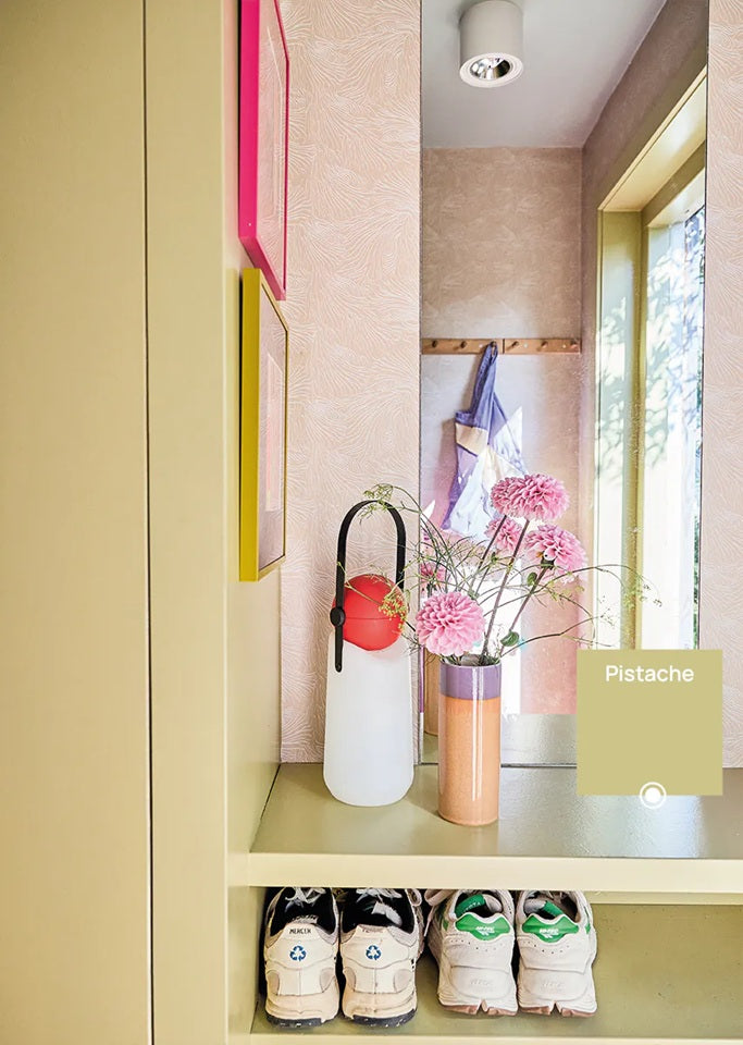 Bibelotte verf pistache groen voor de kinderkamer