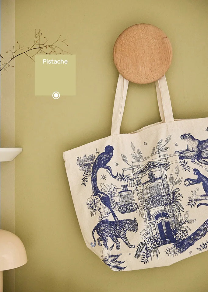 Bibelotte verf pistache groen voor de kinderkamer