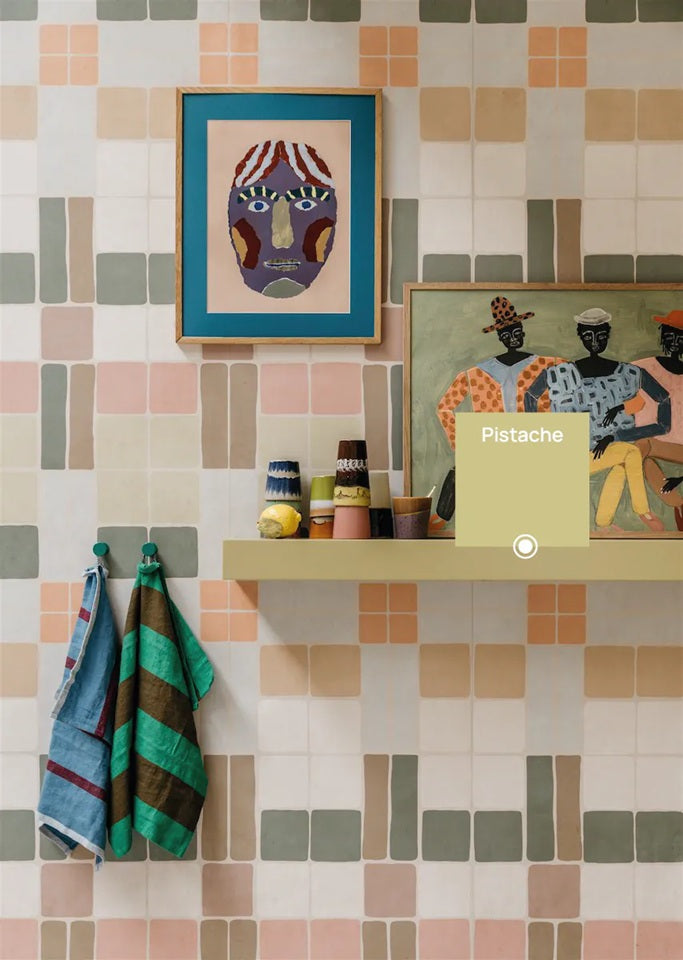 Bibelotte verf pistache groen voor de kinderkamer