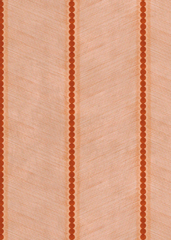Bibelotte behang voor de kinderkamer Chevron strepen sienna rood bruin